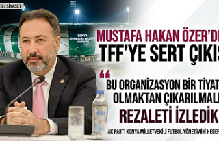 AK Parti Konya Milletvekili Mustafa Hakan Özer'den...